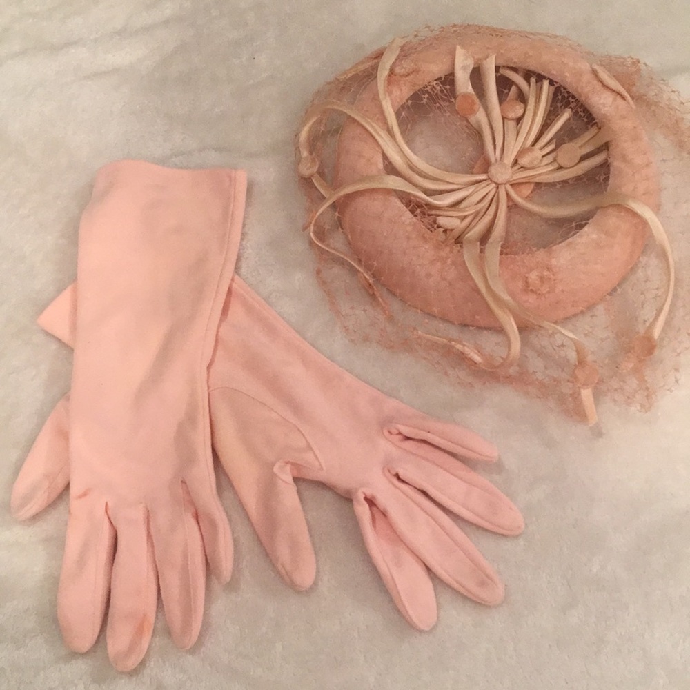 Vintage Hat and Gloves